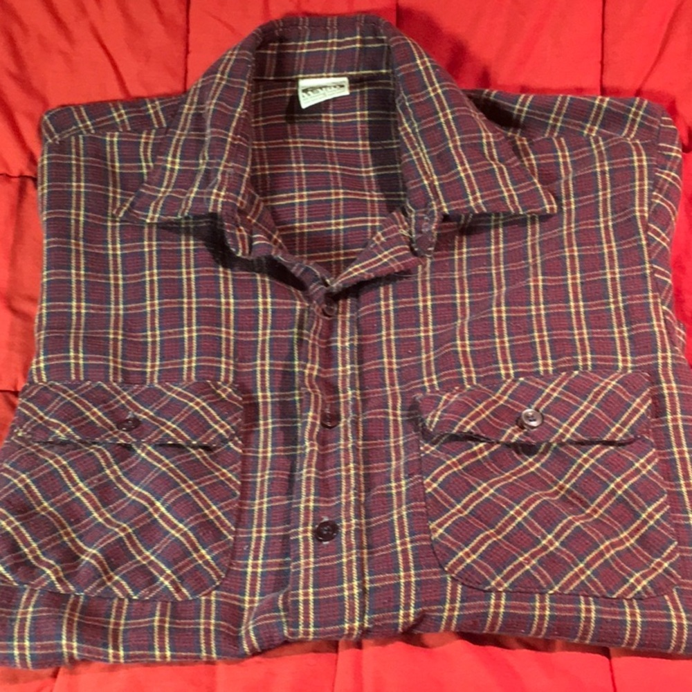 Vintage Montgomery Ward Flannel Shirt